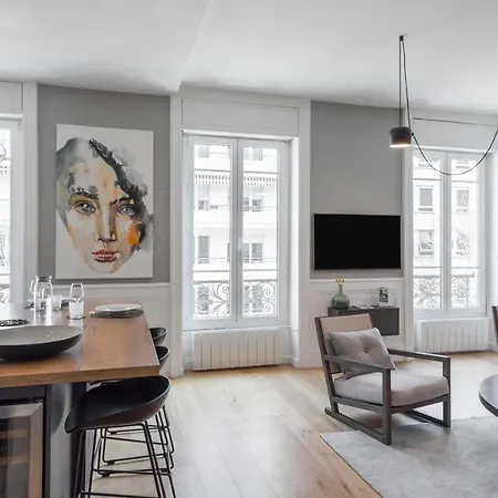 L'aubelyne - Chic T2 Quartier Prefecture Lyon
